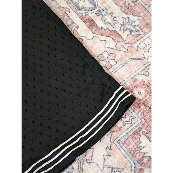 Moschino Black White Stretchy Dress Pinup Style Perforated Eyelet Fabric 8 - Picture 4 of 15